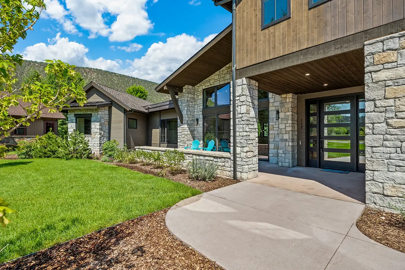 Custom home built by RM Construction